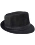 BookMyCostume Black Western Cowboy & Ballroom Style Hat | Fancy Dress Accessory for Dance, Stage Shows & Theme Parties For Adults